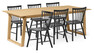 Twin - Matgrupp med 6 stolar Vista - Beige