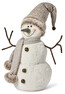 Frostys - Snögubbe, H 42-69 cm - Grå