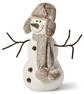 Frostys - Snögubbe, H 42-69 cm - Grå