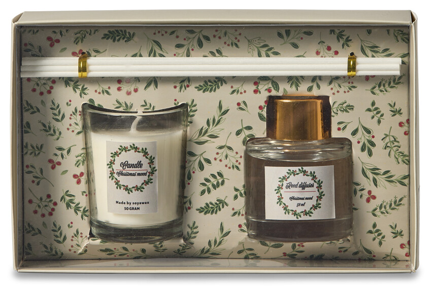 Christmas Mood - Doftset, 2 delar - Beige