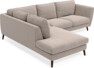 Madison - 2-sits soffa med divan vänster - Beige