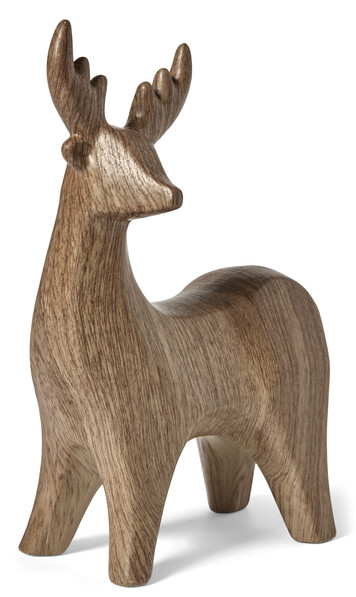 Kronhjort - Prydnadsföremål,14,5x7,5x22,5 cm - Brun