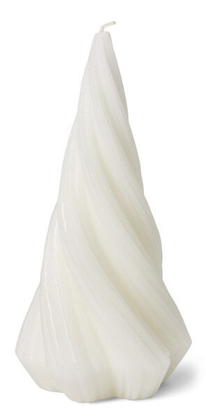 Gran - Dekorationsljus, H 23 cm - Vit