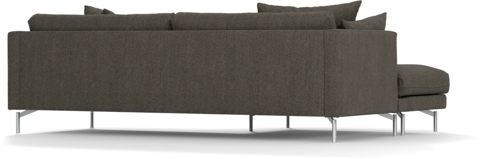 Harper - 4-sits med schäslong XL vänster - Brun