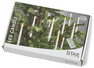 Paulina - Julgransljus, H 16 cm, LED-belysning, exkl. batteri AAA, inkl. batteri CR2032 - Vit