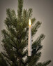 Paulina - Julgransljus, H 16 cm, LED-belysning, exkl. batteri AAA, inkl. batteri CR2032 - Vit