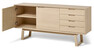 Twin - Skänk, 160x42x75 cm - Vit