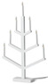 Truls - Adventsljusstake 7-arm - Vit