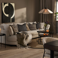 Beverly - 3-sits soffa med rund divan vänster - inspiration