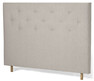 Björkenäs pikerad - Sänggavel, 180 cm - Beige