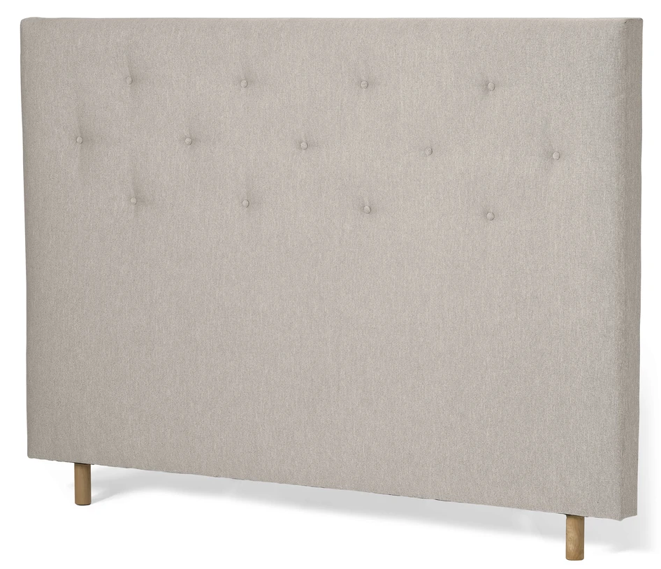 Björkenäs pikerad - Sänggavel, 180 cm - Beige