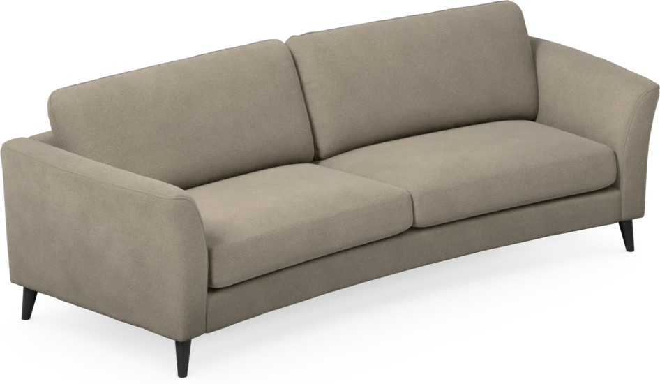 Bridge - 3-sits soffa svängd - Beige