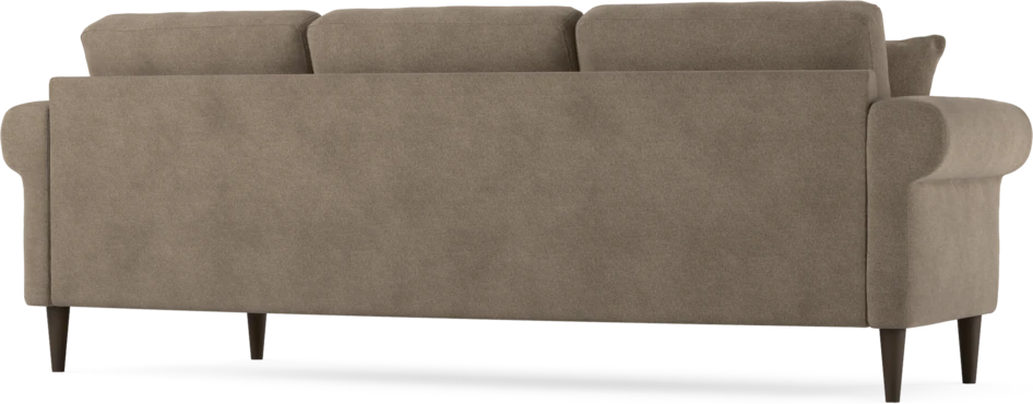 Eden - 3-sits soffa svängd - Brun
