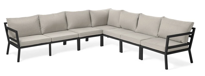 Maxime, Utesoffa med 2 extra mittdelar