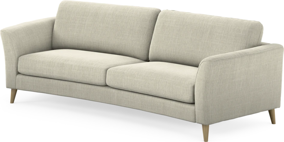 Bridge - 3-sits soffa svängd - Beige