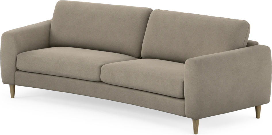 Bridge - 3-sits soffa svängd - Beige