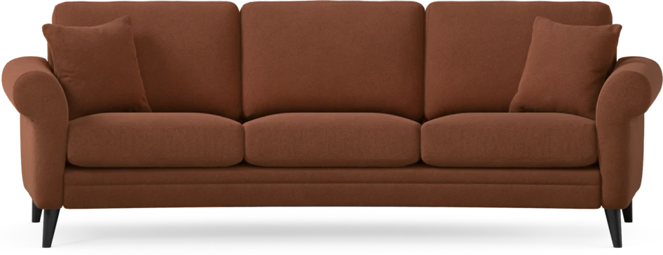 Eden - 3-sits soffa svängd - Orange