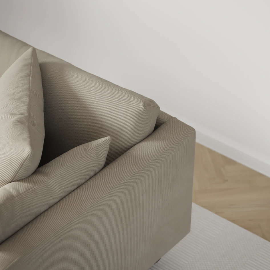 Harper - 3-sits soffa - Beige