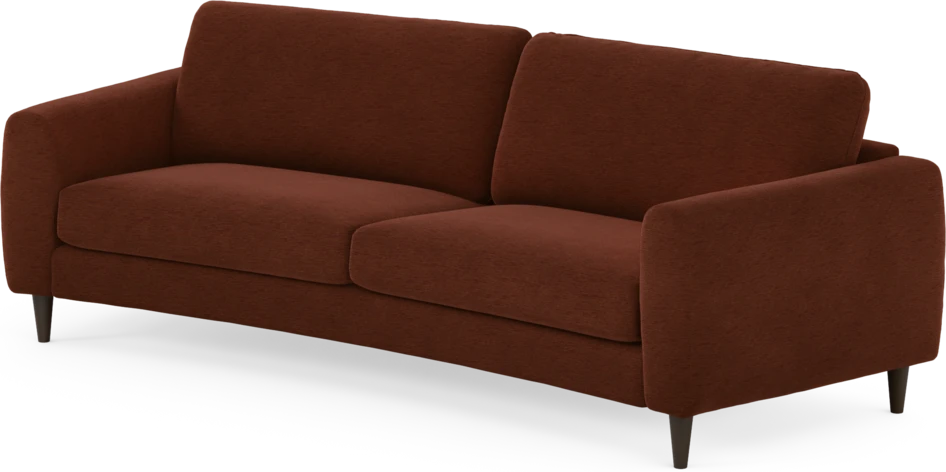 Bridge - 3-sits soffa svängd - Orange
