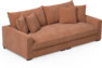 Rossi - 3-sits soffa, hel dyna - Orange