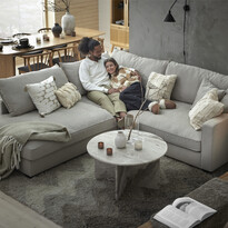 Rossi - 2-sits soffa med divan höger - inspiration