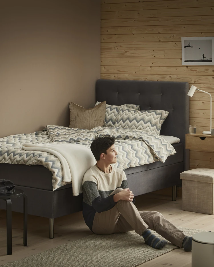 Plint - Vägghängt sängbord, 40x28,5x15 cm - inspiration