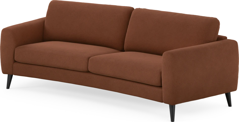 Bridge - 3-sits soffa svängd - Orange