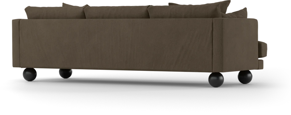 Harper - 4-sits soffa - Brun