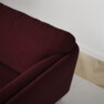 Madison Lux - 2-sits soffa med schäslong vänster - Röd