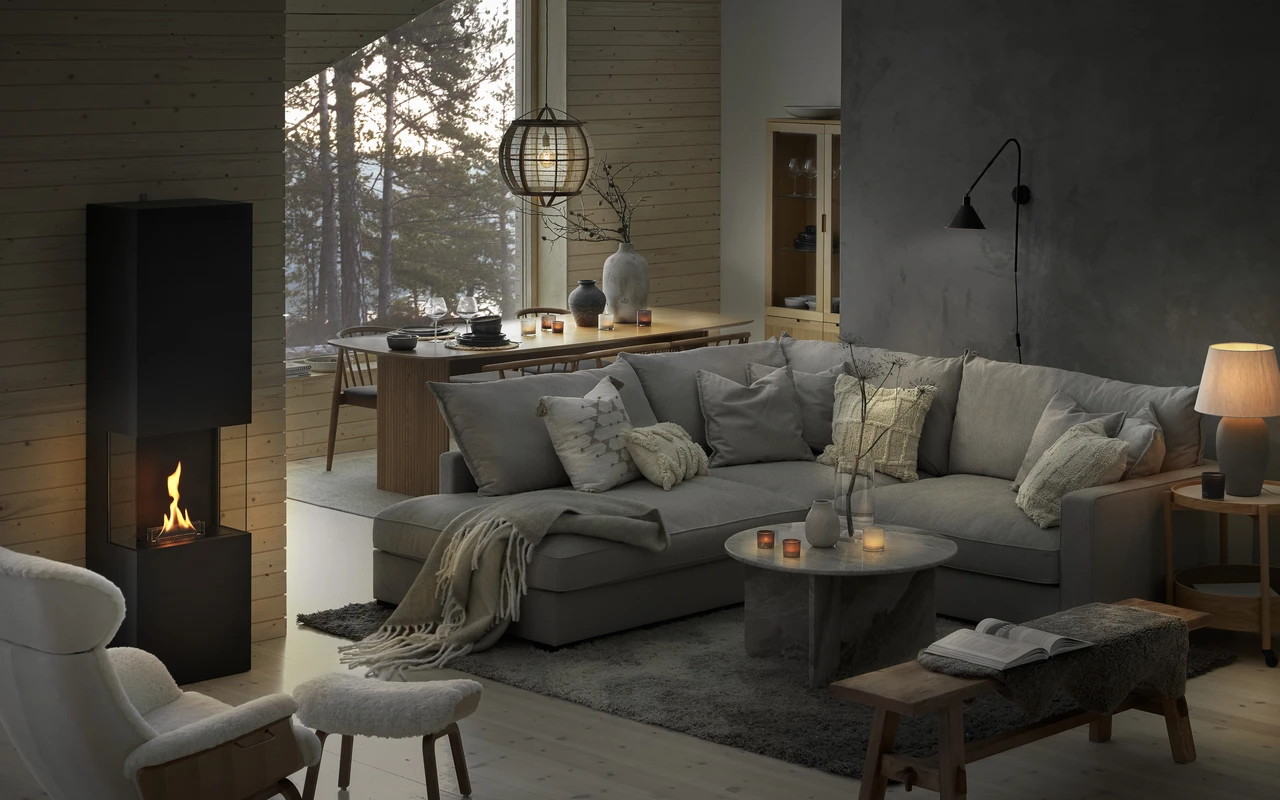 Vilgot - Vitrinskåp, 94x38x180 cm - inspiration