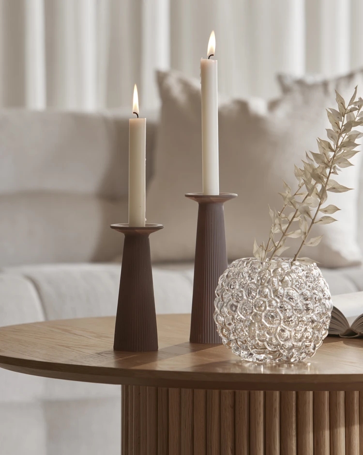 Tindra - Rustikljus, H 28 Ø 2,2 cm, brinntid 10 h - inspiration