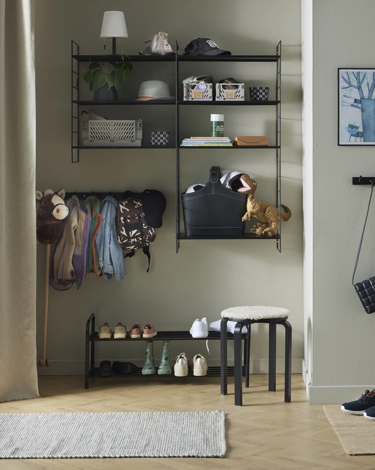 Wera - Konsol till vägghyllplan, D 18, H 121 cm - inspiration