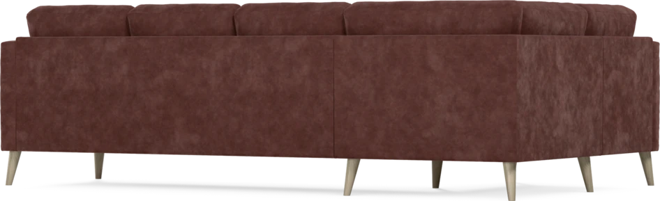 Eden - Hörnsoffa, 1+3-sits - Röd