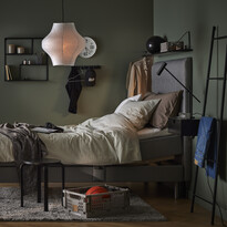 Plint - Vägghängt sängbord, B 40 cm - inspiration