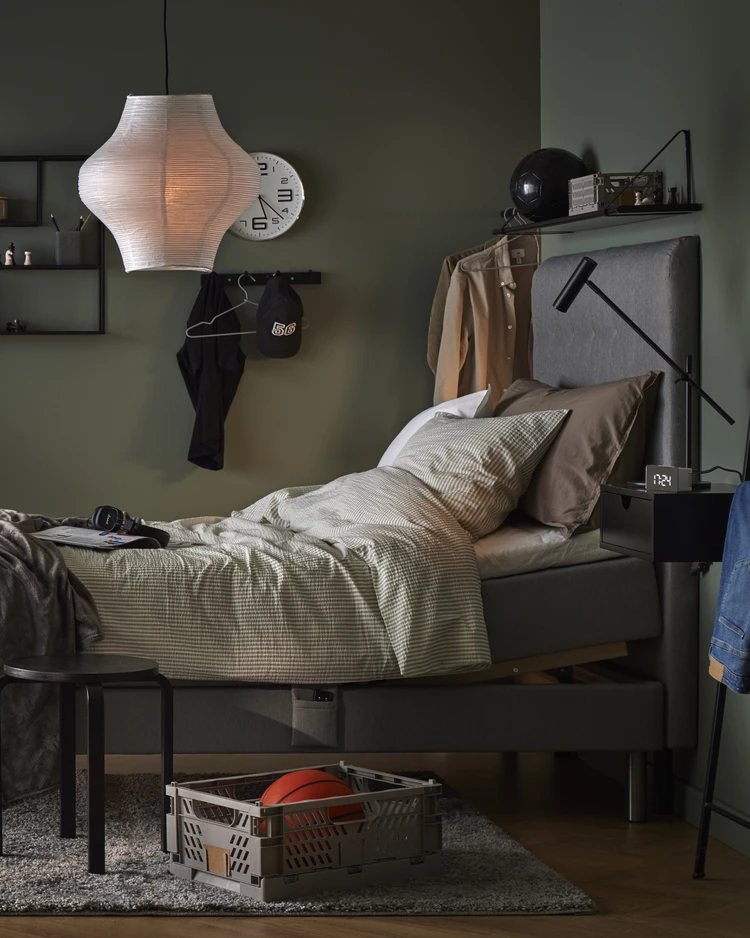 Plint - Vägghängt sängbord, 40x28,5x15 cm - inspiration