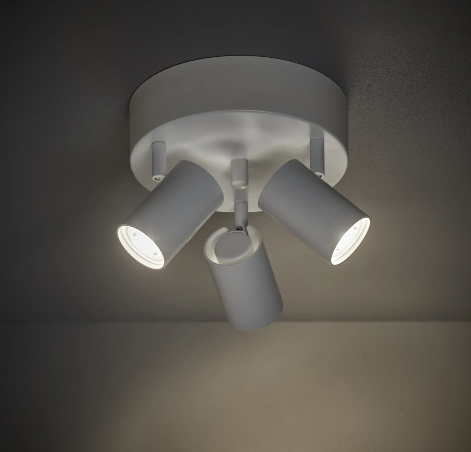 Denver - Taklampa H16 Ø20 cm - Vit