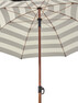 Stripe - Parasoll, Ø 125 cm - Svart