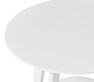 Ester - Soffbord, Ø 55 H 55 cm - Vit