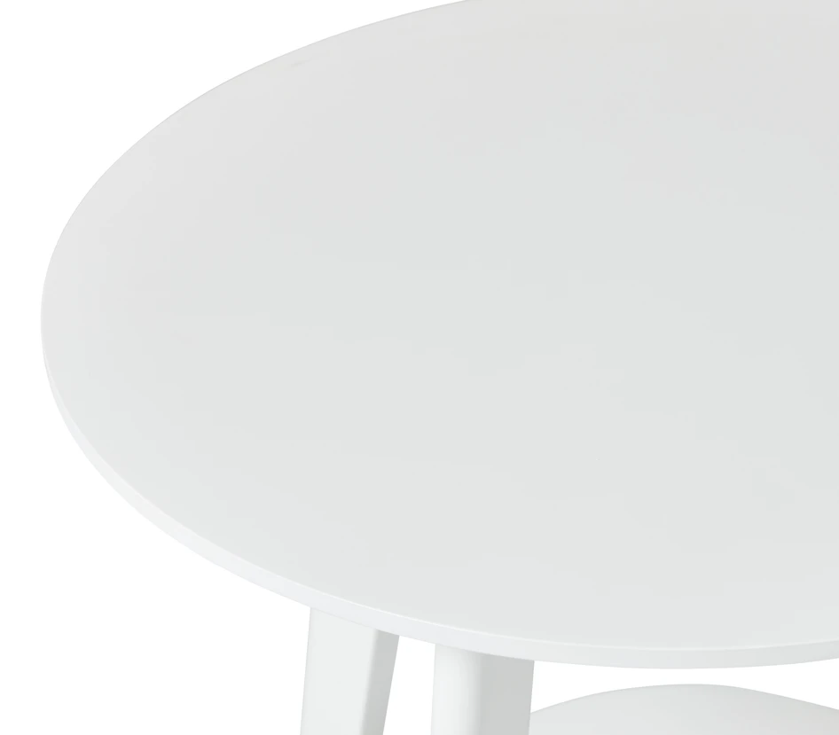 Ester - Soffbord, Ø 55 H 55 cm - Vit