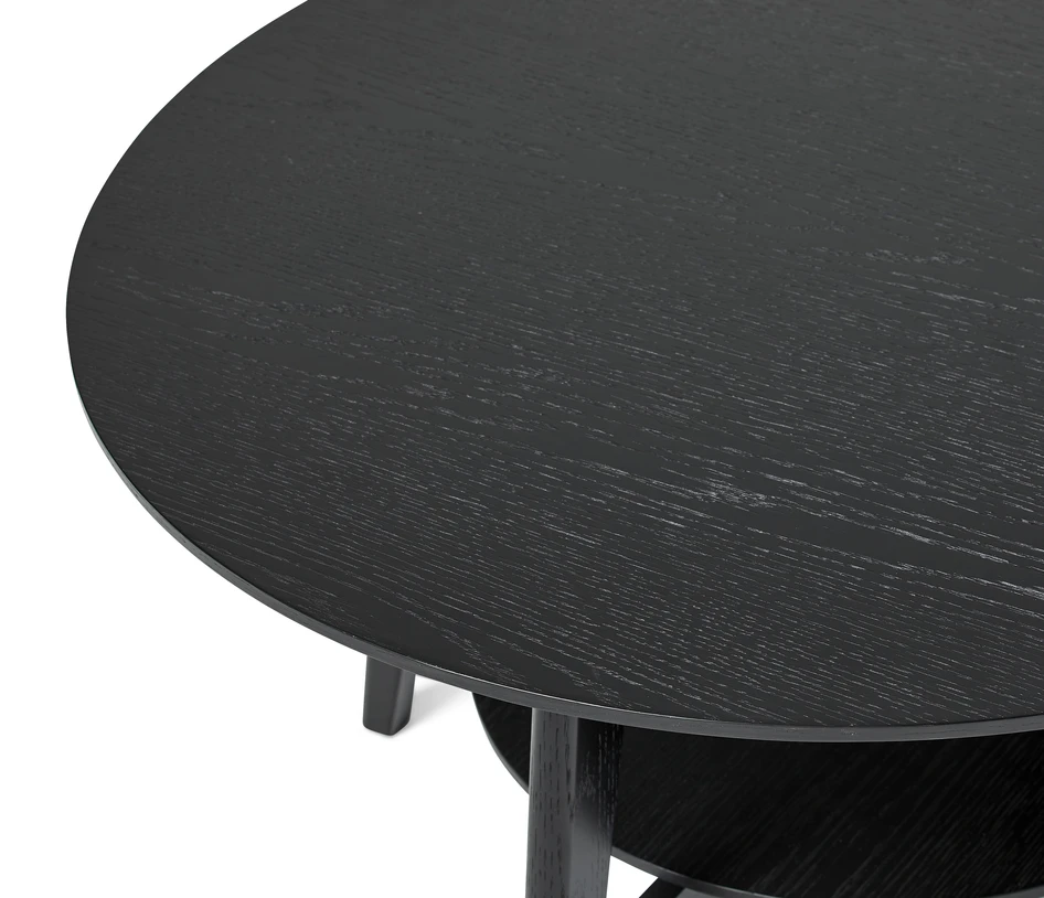 Ester - Soffbord, Ø 85 H 50 cm - Svart