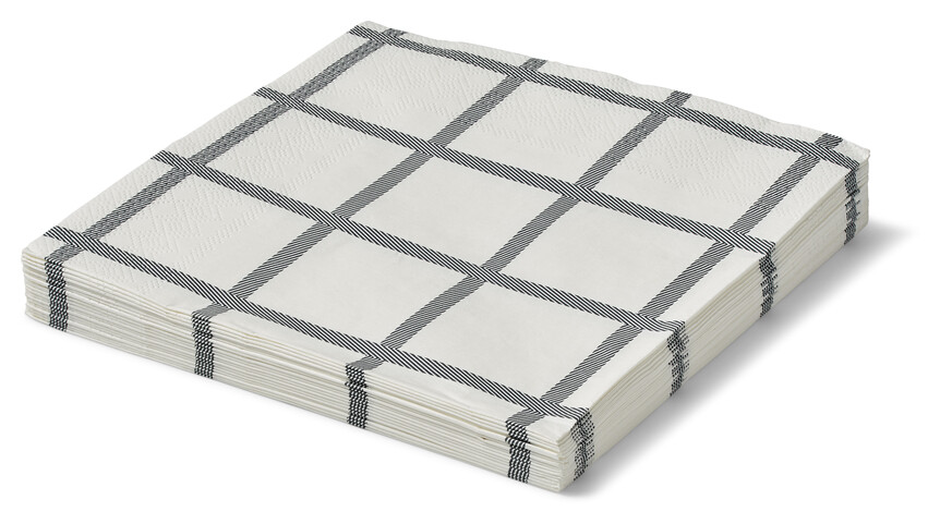 Siwa - Servett, 33x33 cm, 20-pack - Vit