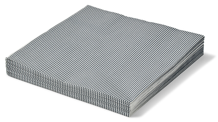 Juna - Servett, 33x33 cm, 20-pack - Blå