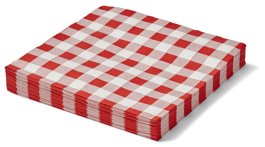 Liv - Servett, 33x33 cm, 20-pack - Röd