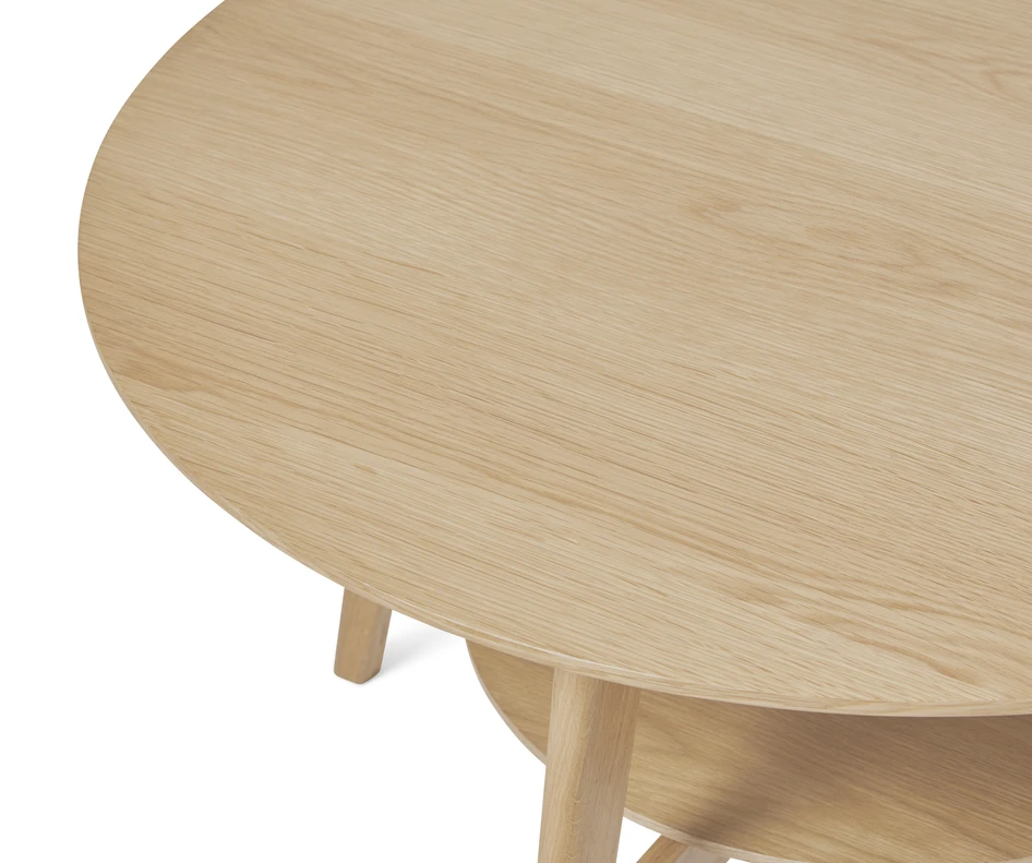 Ester - Soffbord, Ø 85 H 50 cm - Beige