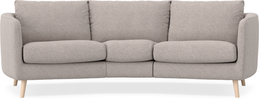 Madison - 3-sits soffa svängd, 70 cm - Beige
