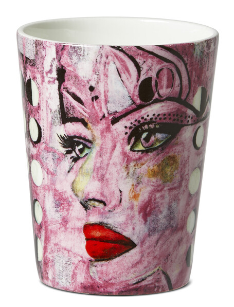Carolina Gynning - Mugg, H 11 Ø 8,5 cm, 35 cl - Rosa