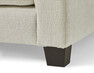 Beverly - 3-sits soffa med rund divan höger - Vit