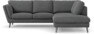 Madison - 2-sits soffa med divan höger - Grå
