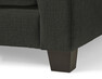 Beverly - 3-sits soffa med rund divan vänster - Grå