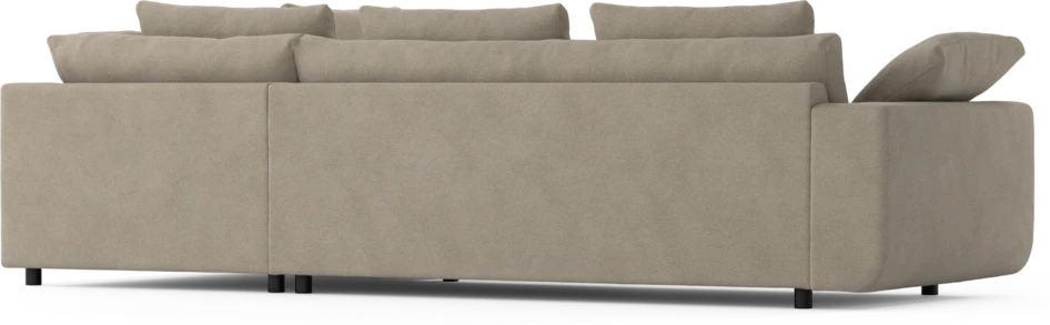 Amie - 3-sits med divan höger - Beige